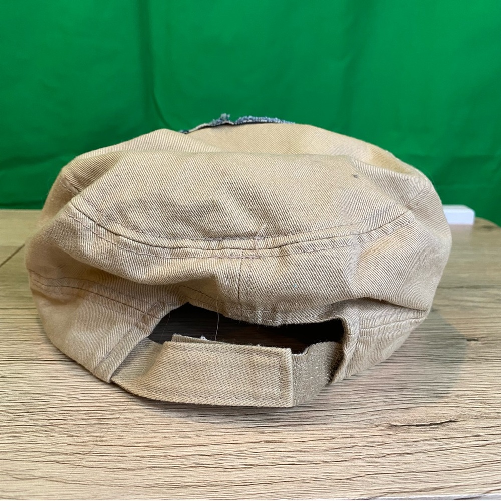 NEW | Peace Sign Embellished Distressed Hat w/ Rhinestones - Picture 4 of 4
